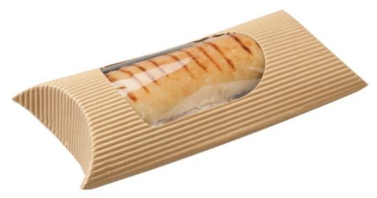 Savori Hot Cardboard Pillow Pack With Window Small (250)
