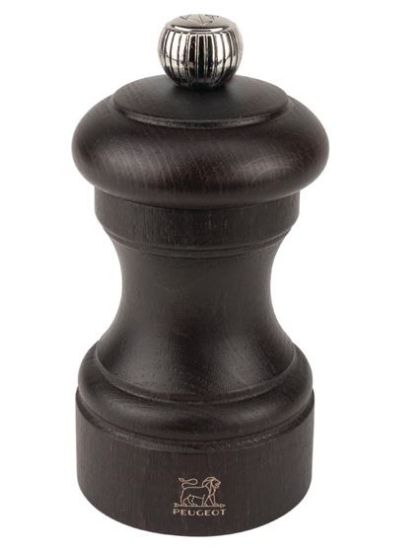 Peugeot Bistro Dark Brown Salt Mill 4"