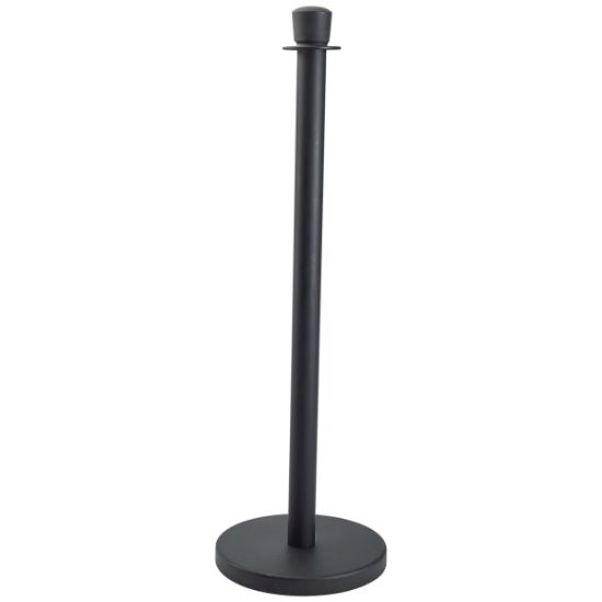 Rope Barrier Post Black 100 X 32cm Rope Sold Separately (2)