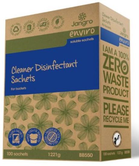 JANGRO ENVIRO CLEANER DISINFECTANT SACHETS FOR BUCKETS (100)