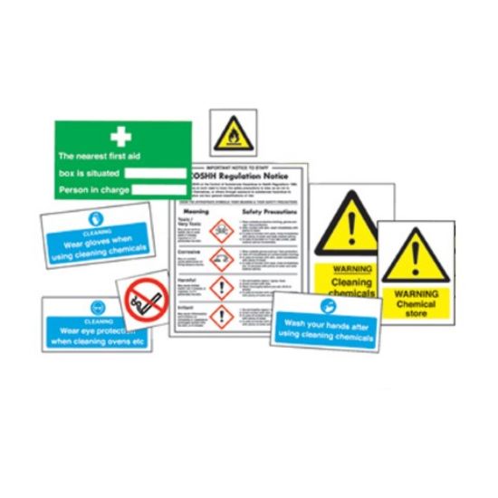 Storage Of Cleaning Chemicals Pack (12)