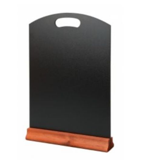 A3 Hand Held Menu Board Mahogany Base 460 X 297mm