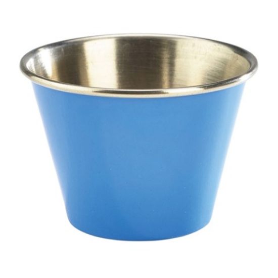 Ramekin 2.5oz St/St Blue