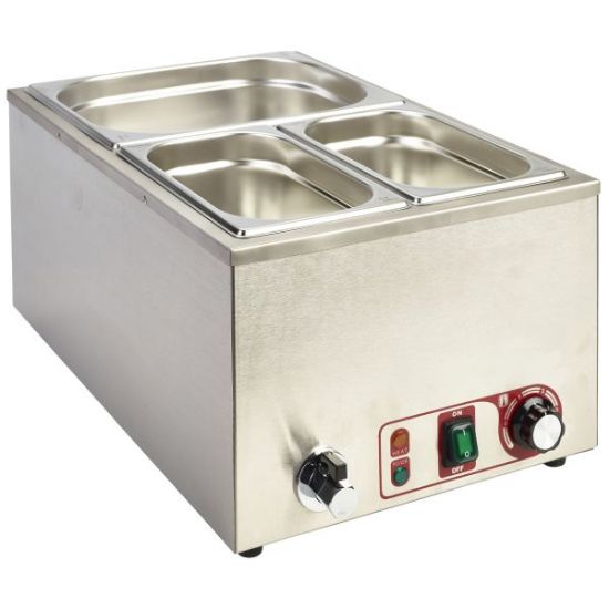 Hendi Bain Marie 1/1 With Tap 1.2kw Excluding Gastronorm Pans One Year Warranty