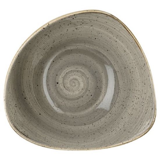 CASE OF 12 STONECAST LOTUS BOWL 7" PEPPERCORN GREY