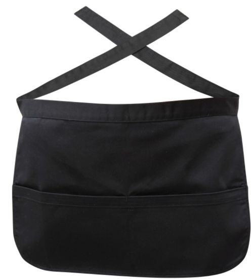 Black Money Pocket Apron