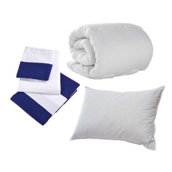 STANDARD BEDDING PACK SINGLE SEASIDE NAVY STRIPE