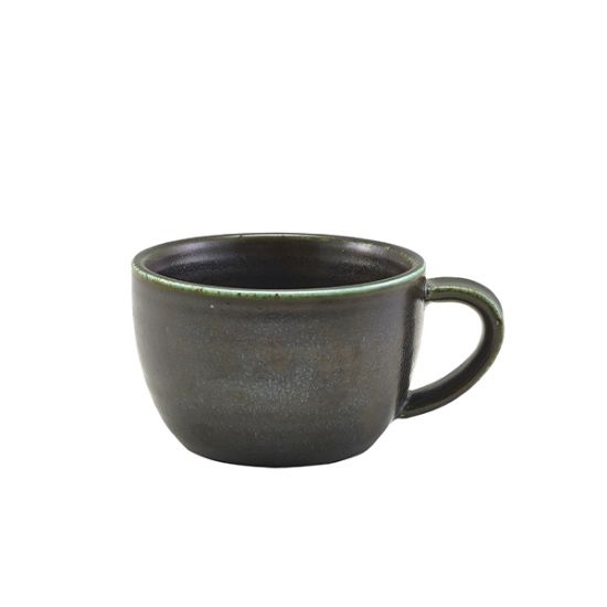 Terra Porcelain Cinder Black Coffee Cup 28.5cl 10oz (6)
