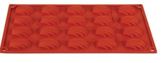 Pavoni Formaflex Silicone Non-Stick Mini Madeleine Mould 20 Cup