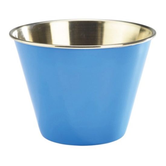 RAMEKIN 12OZ ST/ST BLUE