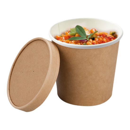 COMPOSTABLE SOUP CUP 450ML (500)