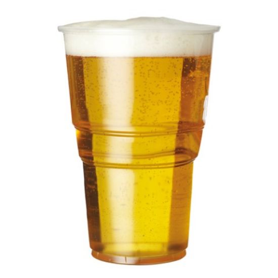 Premium Polypropylene Disposable Glass 20oz CE To Brim (50)