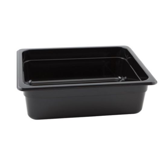 Gastronorm Food Pan 1/2 100mm Black 6 Ltr *p