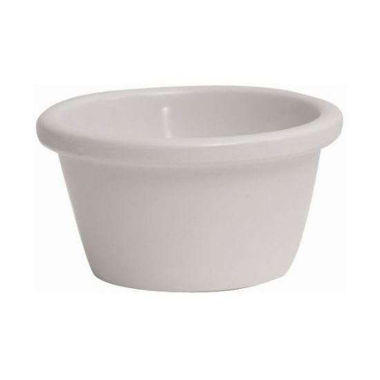 Melamine Ramekin Smooth 3oz White