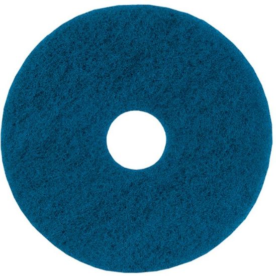 ABRASIVE CLEANING FLOORPAD BLUE 19"