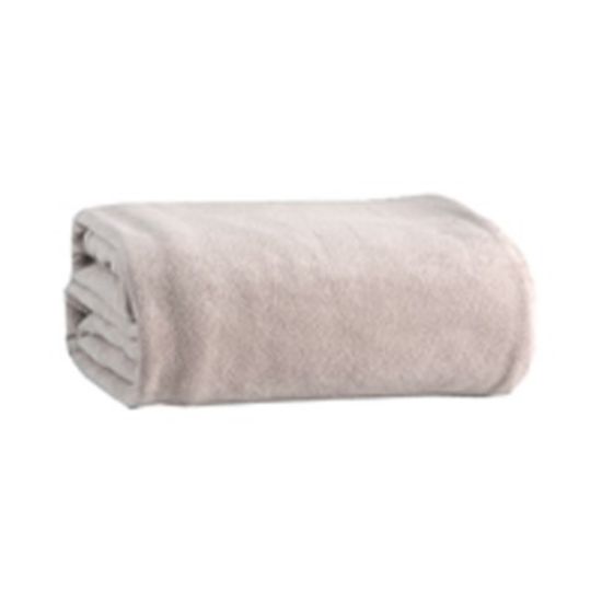 Double Blanket Polyester Fleece Tan 150x200cm *p