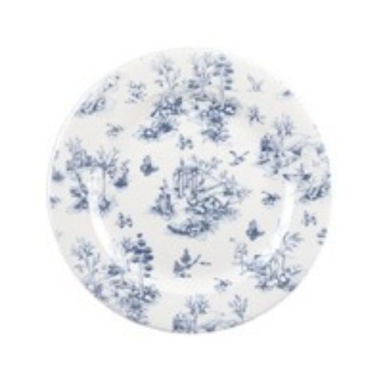 CASE OF 6 PRAGUE TOILE PLATE 10.75"