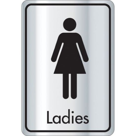Female Sex Sign Rigid Allupanel 128x83mm