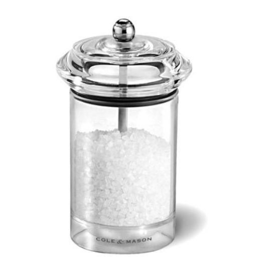 Cole & Mason Solo Acrylic Salt Mill 4.5" *s