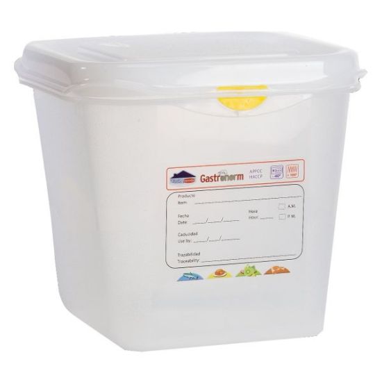 Polypropylene Gastronorm Container GN 1/6 150mm 2.6ltr Colour Coded With Label