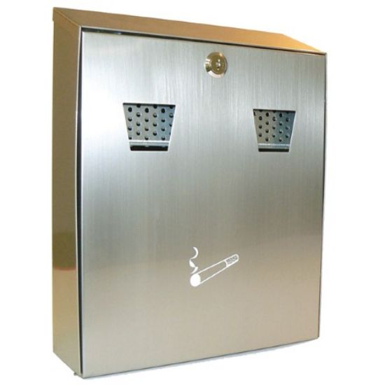 Wall Mounted Cigarette Bin St/St