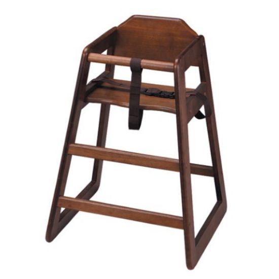 HIGH CHAIR WALNUT ASSEMBLED