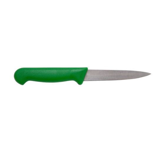 Genware Vegetable Knife 4" Green