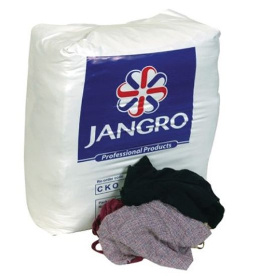 Jangro Wipers/Rags Green Label 10kg