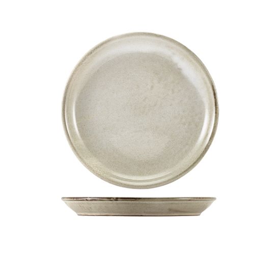 Terra Porcelain Smoke Grey Coupe Plate 19cm (6)