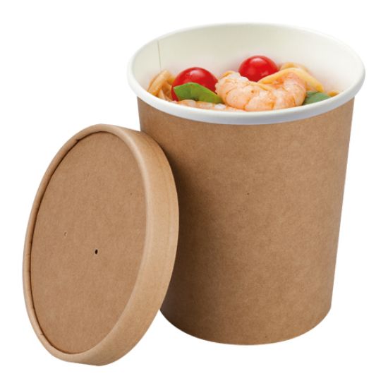 COMPOSTABLE SOUP CUP 750ML (500)