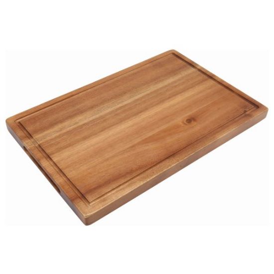Genware Acacia Wood Serving Board 32x22x2cm