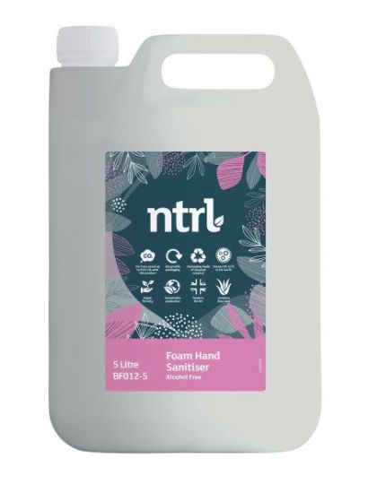 Jangro Ntrl Foam Hand Sanitiser 5ltr (Single)