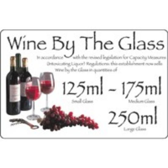 WINE BY THE GLASS 125ML /175ML /250ML