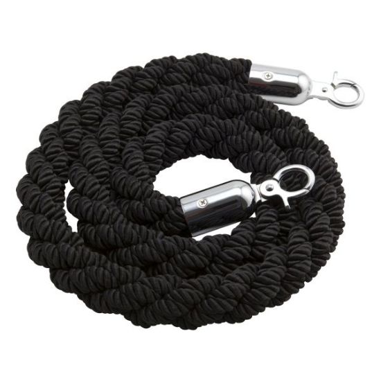 Barrier Rope Black For Use With Barrier Post