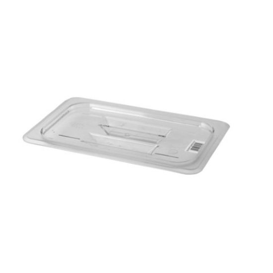 Gastronorm Food Pan Hard Cover 1/4 Clear