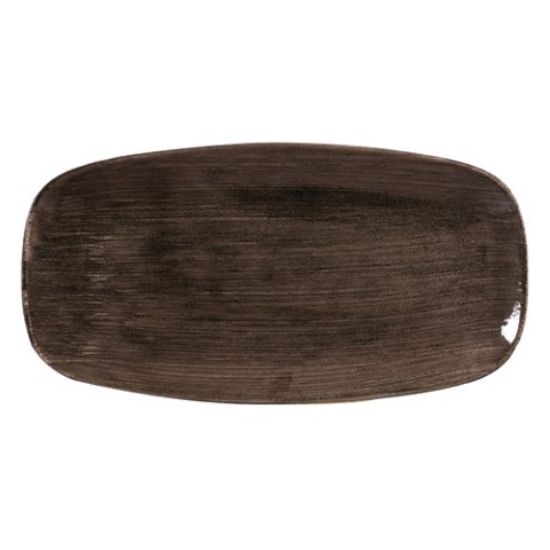 STONECAST OBLONG PLATE 11.75" PATINA IRON BLACK (12)