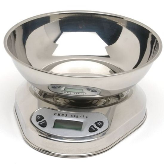 St/St Digital Scale 5kg Graduated 1g