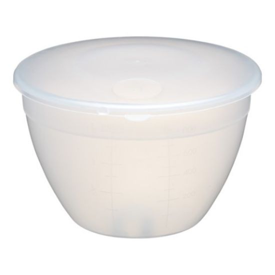Plastic Pudding Basin & Lid 150ml 1/4pint (12)
