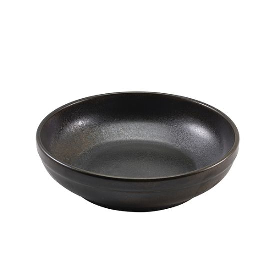 Terra Porcelain Cinder Black Coupe Bowl 20cm (6)