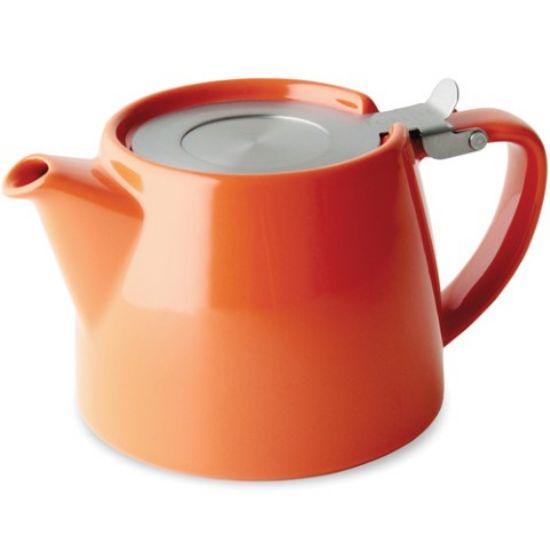 Stump Teapot 13oz Carrot