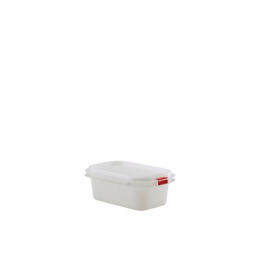 GENWARE POLYPROPYLENE GASTRONORM CONTAINER GN 1/9 65MM 0.75LTR