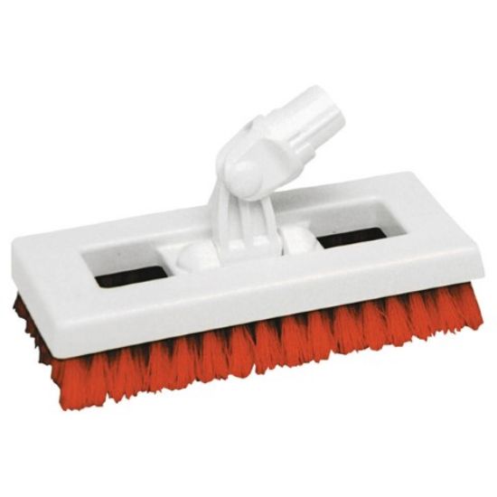 Interchange Deck Scrub Brush 235mm Red