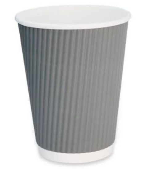 Signature Triple Wall 12oz Grey Coffee Cup (Case of 500)