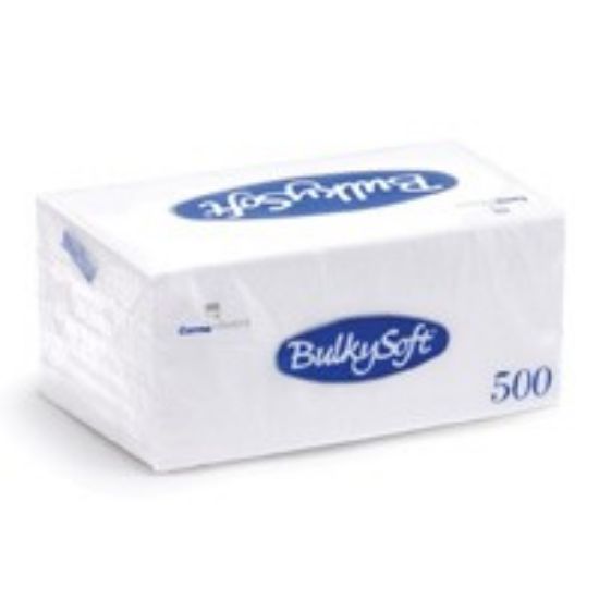 Serviette 1ply White 30x30 (Pack of 500)