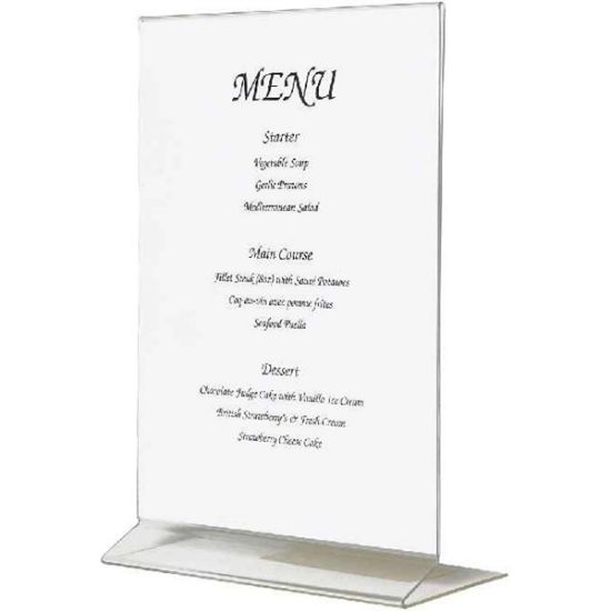 Acrylic Menu Holder Upright A4