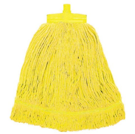Interchange Mophead With Built In Scourer Yellow
