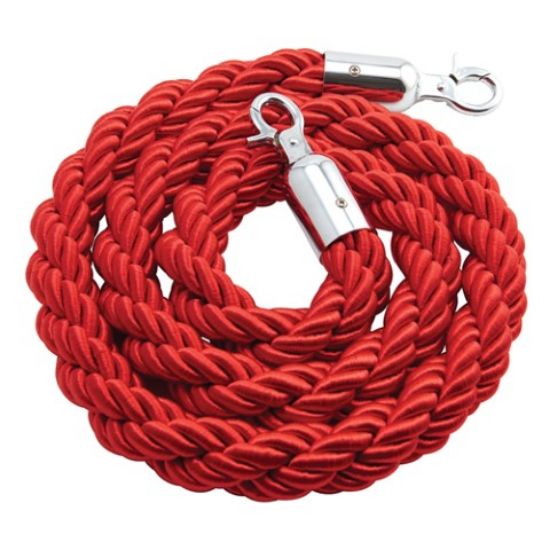Barrier Rope Red For Use With Barrier Post