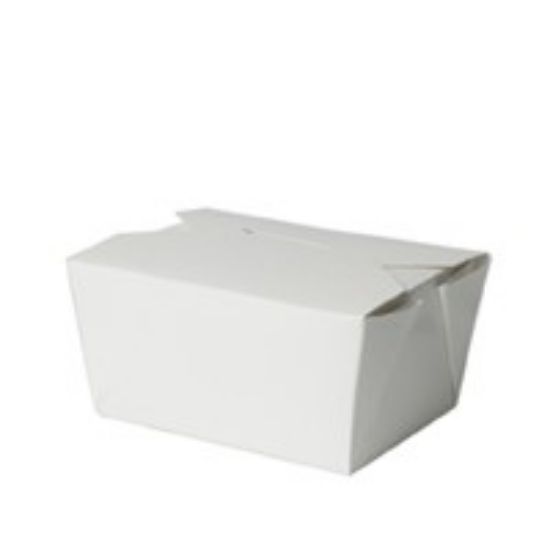 Biopak No 8 Kraft Box White 150 X120 X65mm (Pack Of 50)