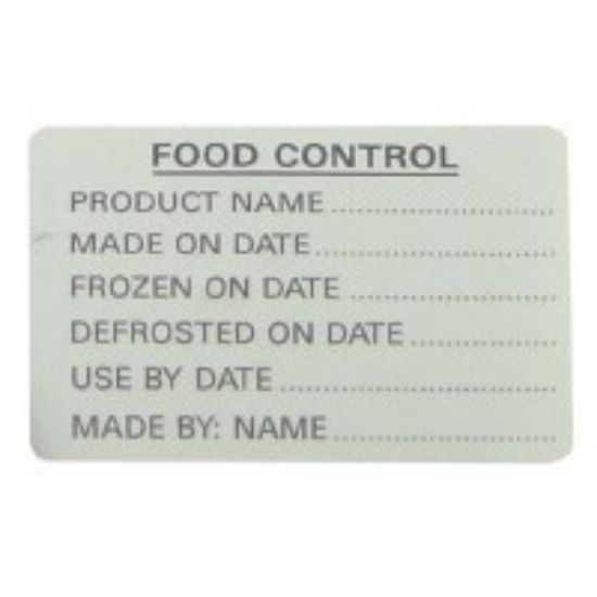 Food Control Label (500)