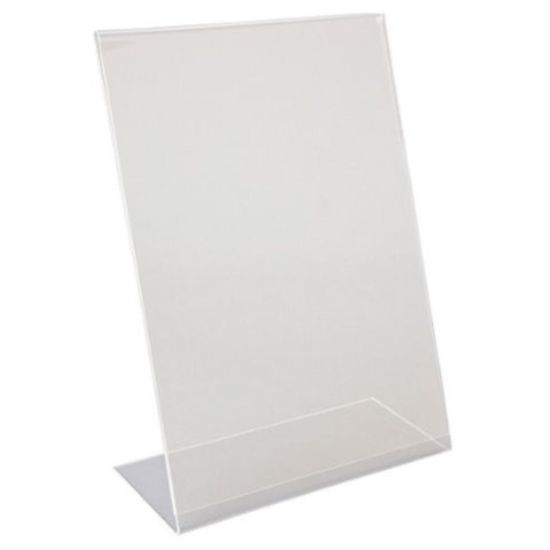 Menu Holder A4 Angled Perspex